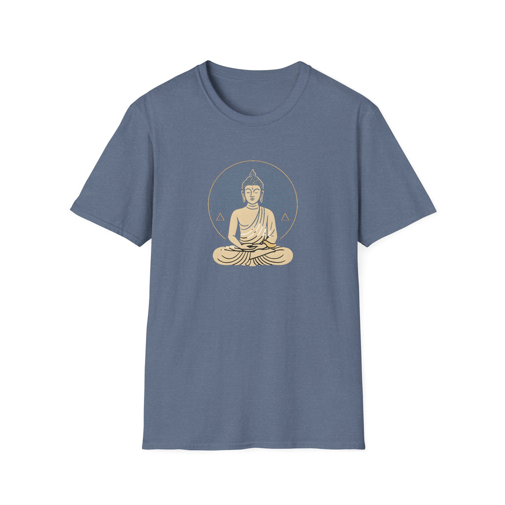 Golden Meditating Buddha T-Shirt