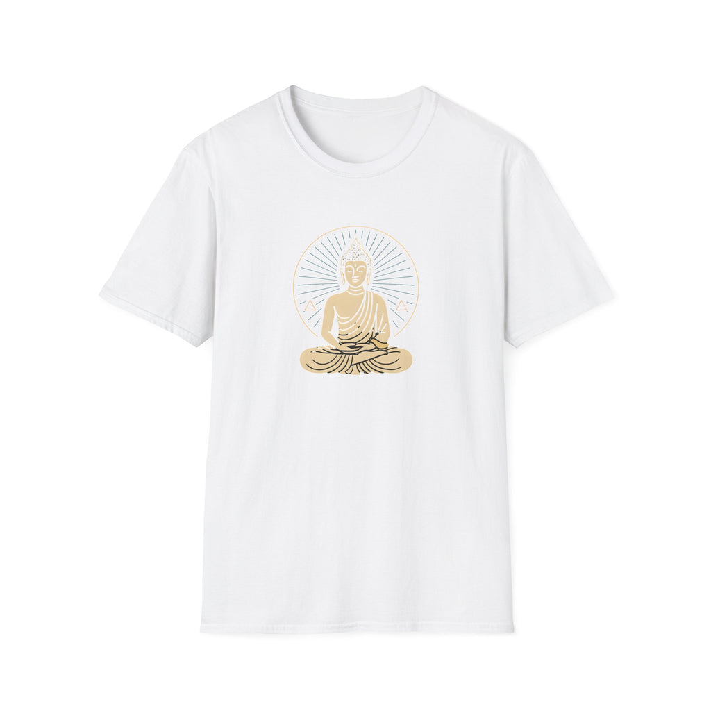 Golden Meditating Buddha T-Shirt